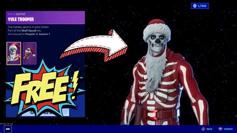 NEW YULE TROOPER SKIN In Fortnite Battle Royale YouTube