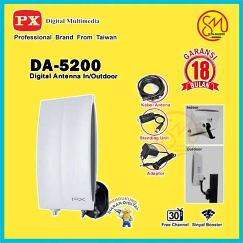 Promo Antena TV Digital Indoor Dan Outdoor PX DA 5200 DA 5200