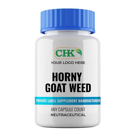 Private Label Horny Goat Weed Mg Manufacturer Private Label