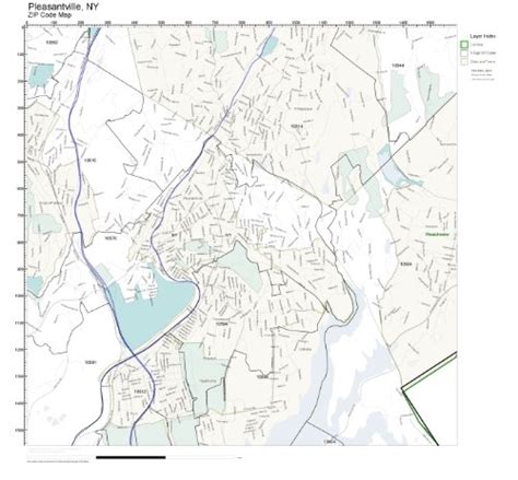 Buy Zip Code Wall Of Pleasantville Ny Zip Code Laminated Online At Desertcartphilippines