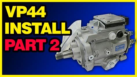 Vp44 Dodge Cummins Injection Pump Install Vp44 Pump Installation Part 22 Youtube