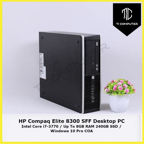 Hp Compaq Elite Sff Intel Core I Ghz Up To Gb Ram Gb