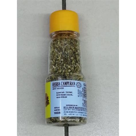 Ready Stock Mix Herb Rempah Campuran Thyme Rosemary Basil