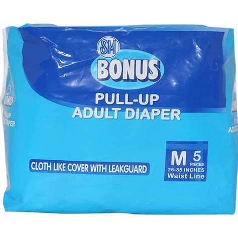 Sm Bonus Medium Pull Up Adult Diaper 5s Adult Care Walter Mart