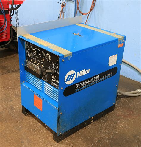 250 Amp Miller Synchrowave 250 Arc Welder Ref No 159831 Machinery Values