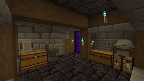 This is my skeleton spawner room I made for my new 1.16 survival world. I tried to incorporate ...