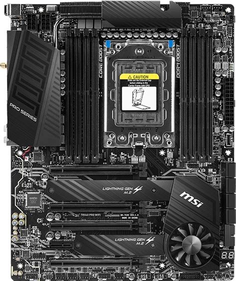 MSI TRX40 PRO WIFI AMD TRX40 Socket STRX4 ATX Desktop Motherboard