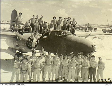 Noemfoor Island Dutch New Guinea Group Portrait Of Pilots