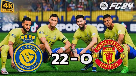 FC24 Ronaldo Messi Neymar Mbappé All Stars Together Al Nassr Vs