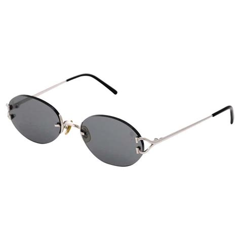 Vintage Cartier C Decor Sunglasses For Sale at 1stDibs