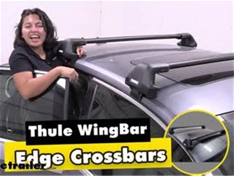 Thule Wingbar Edge Crossbar Aluminum Silver Long Qty