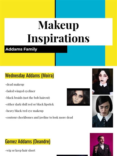 Addams Family Makeup | PDF