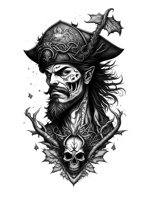 Artstation Tattoo Design Pirate