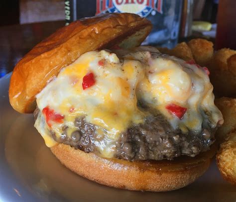 Pimento Cheese Burger Schweid Sons The Very Best Burger