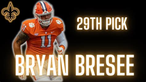 New Orleans Saints Select Bryan Bresee With The Th Pick In The Nfl