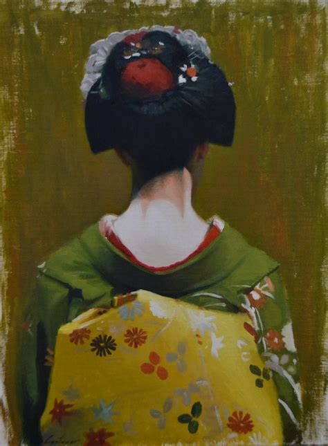 The Scarlet Fringe Geisha Art Oil Paintings And Drawing Of Geisha And