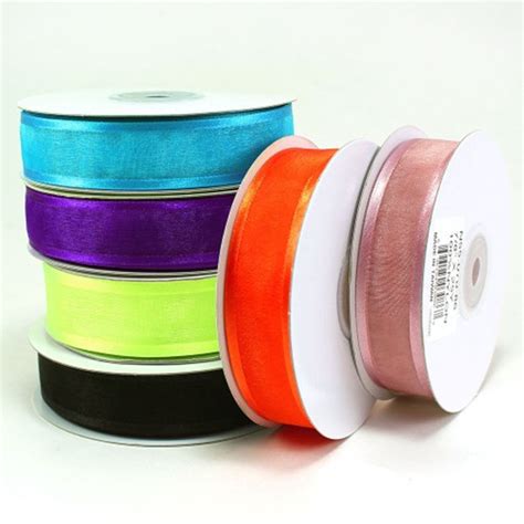 Satin Edged Nylon Organza Ribbon Ribbon Manufacturers