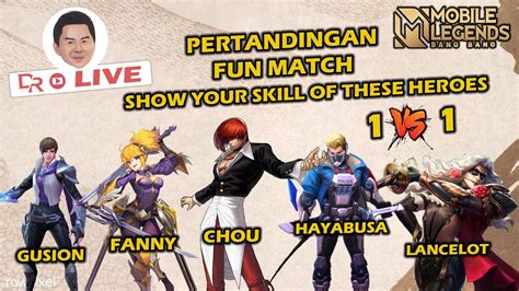 LIVE JAGO Pake 5 Hero Ini Main Game Yang Bikin Pinter Donk