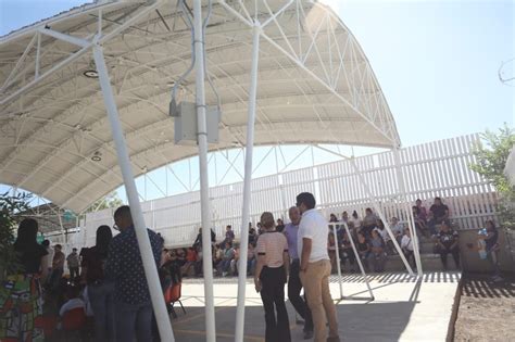 Entregan domo a jardín de niños Octavio Paz Norte de Ciudad Juárez