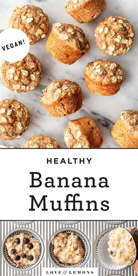 Healthy Banana Muffins Love And Lemons Recipe Healthy Banana Muffins Banana Muffins