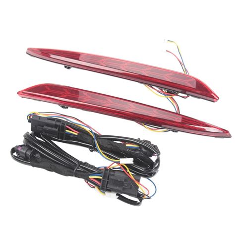 Dhbh Reflector De Parachoques Trasero Para Coche Luces Led Din Micas