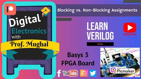 38 Blocking Vs Non Blocking Assignments Verilog Hdl Youtube