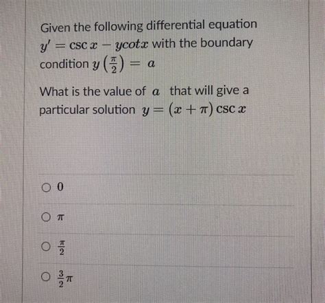 Answered Given The Following Differential Bartleby