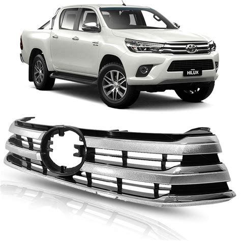 Grade Dianteira Cromada Toyota Hilux