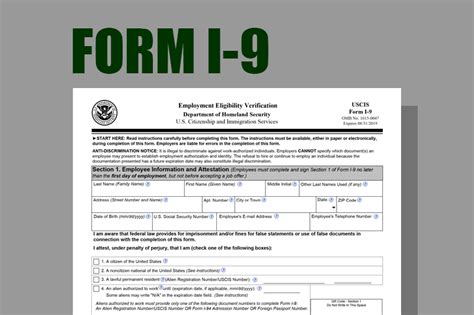 Form I-9 Expires August 31, 2019 - CIC