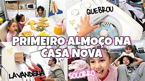 ATE QUE ENFIM UM ALMOÇO GOSTOSO NA CASA NOVA ROTINA NOVA DE DONA DE