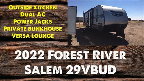 2022 Forest River Salem 29VBUD Bunkhouse Travel Trailer YouTube