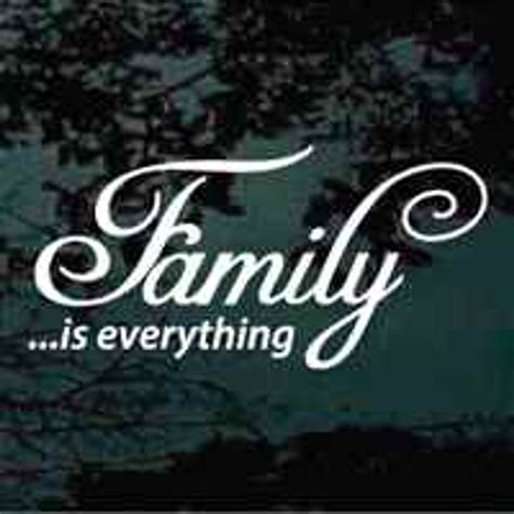 Family Is Everything Wall Quotes Decals Stickers