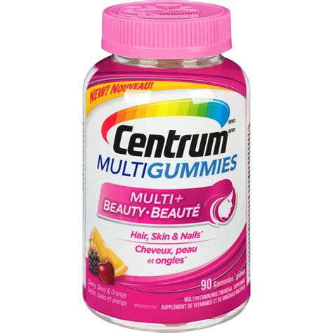 Centrum Multigummies Multi Beauty Multivitamin Supplement Gummies For