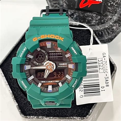 Reloj G Shock Verde Con Negro GA 700SC 3A SKU G SK 97 Mostperu