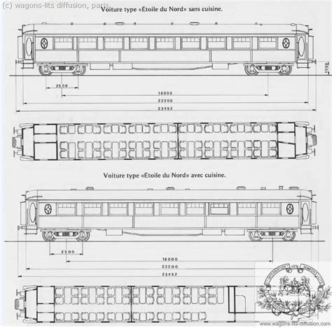 Plans D Archives Du Mat Riel Roulant Ciwl Diverses Poques