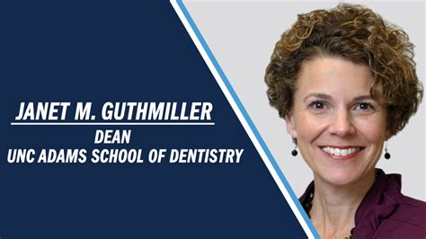 Janet Guthmiller Named Dean Of The Adams School Of Dentistry Unc