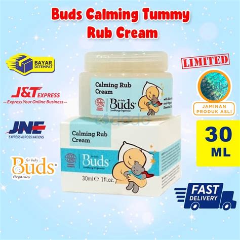 Buds Calming Tummy Rub Cream Ml Krim Untuk Perut Kembung Shopee