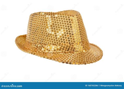 Festively Shining Gold Hat Stock Photo Image Of Masquerade