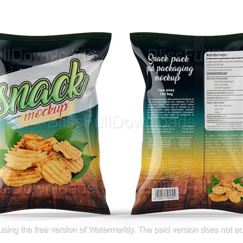 Chip Bag Psd Etsy