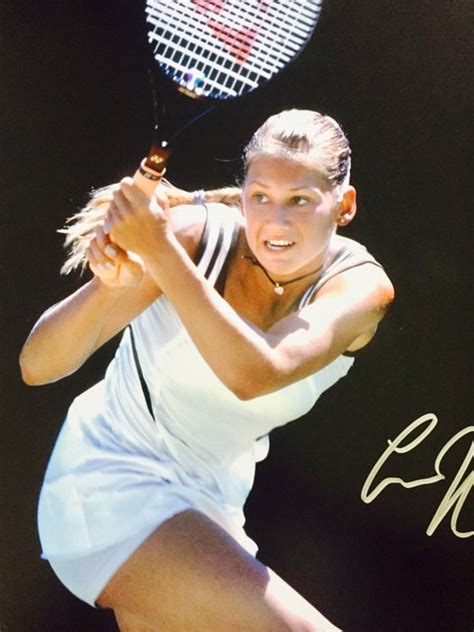 Anna Kournikova Signed Poster 40x50cm With Hologram Of