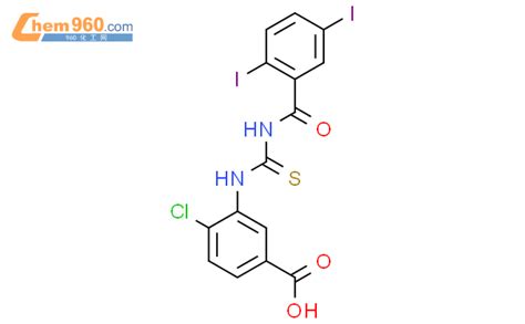 532386 11 1 4 氯 3 2 5 二碘苯甲酰基 氨基 硫氧代甲基 氨基 苯甲酸化学式结构式分子式mol 960化工网