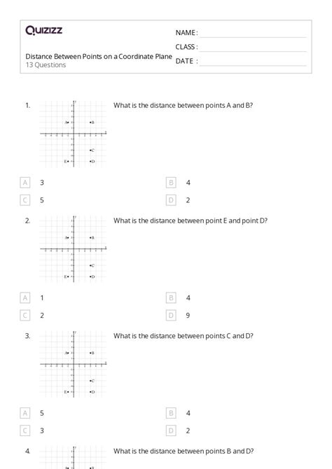 50 Coordinate Planes Worksheets On Quizizz Free And Printable