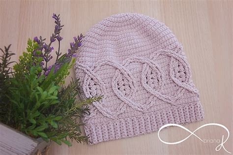 Ravelry Infinity Wheat Stitch Hat Dk Pattern By Briana K Designs