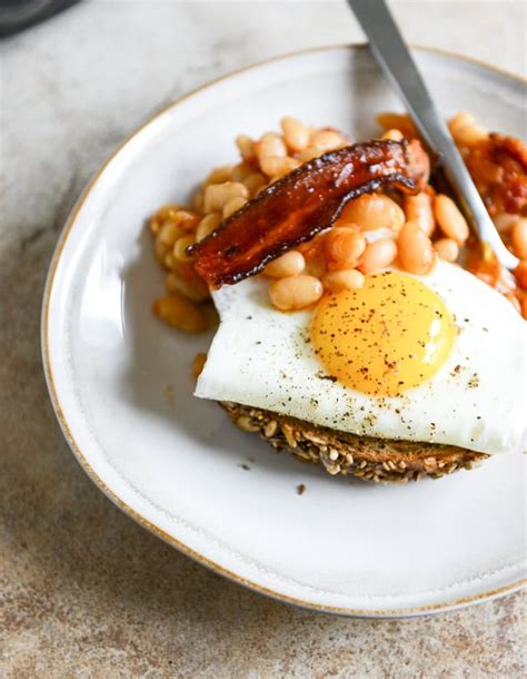 Skillet Baked White Beans On Toast How Sweet It Is