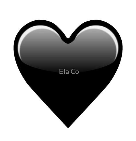 Black Heart Emoji LOVE