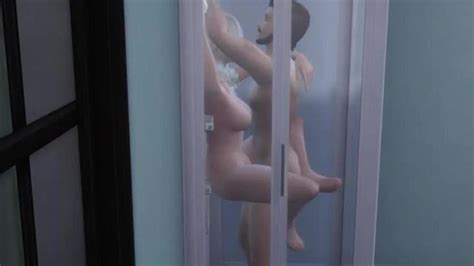 The Sims Porn Hot Slut Gets Fucked In The Shower By Sexy Hunk Porn Videos