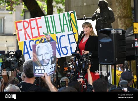 London England Uk May Speaker After Julian Assange Won An