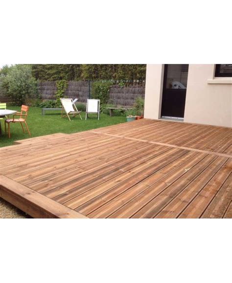 Lames de terrasse en pin sylvestre 27 x 145 mm autoclavé classe 4