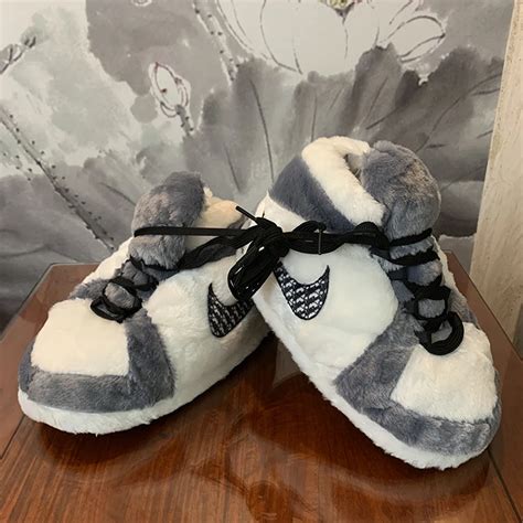 Wholesale Winter Indoor Plush Jordan Slippers Buy Winter Warm Indoor