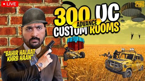 Pubg Mobile Live Advance Custom Rooms Uc Give Away Tdm